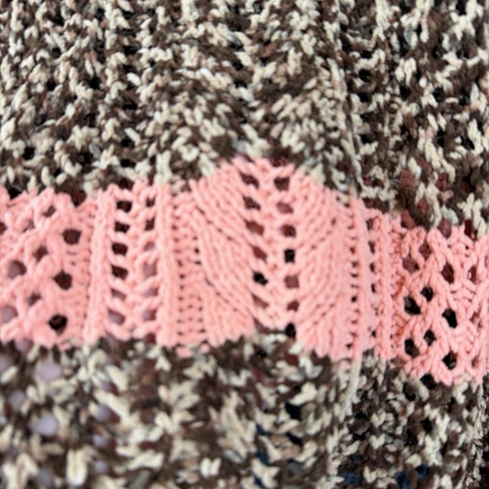 LuLaRoe Britney Chunky Knit‎ Colorblock Sweater – Size L - Picture 4 of 9